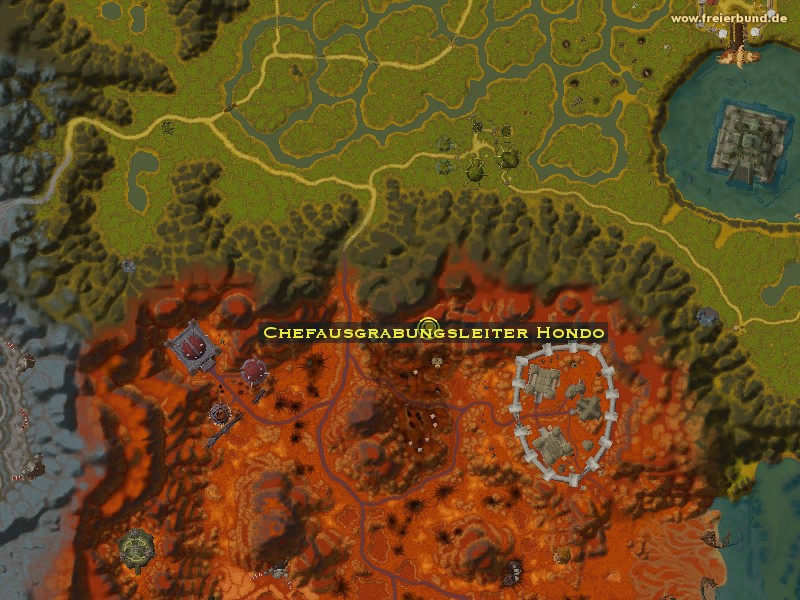 Chefausgrabungsleiter Hondo (Chief Prospector Hondo) Monster WoW World of Warcraft 