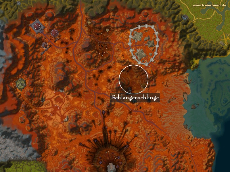 Schlangenschlinge (Serpent's Coil) Landmark WoW World of Warcraft 