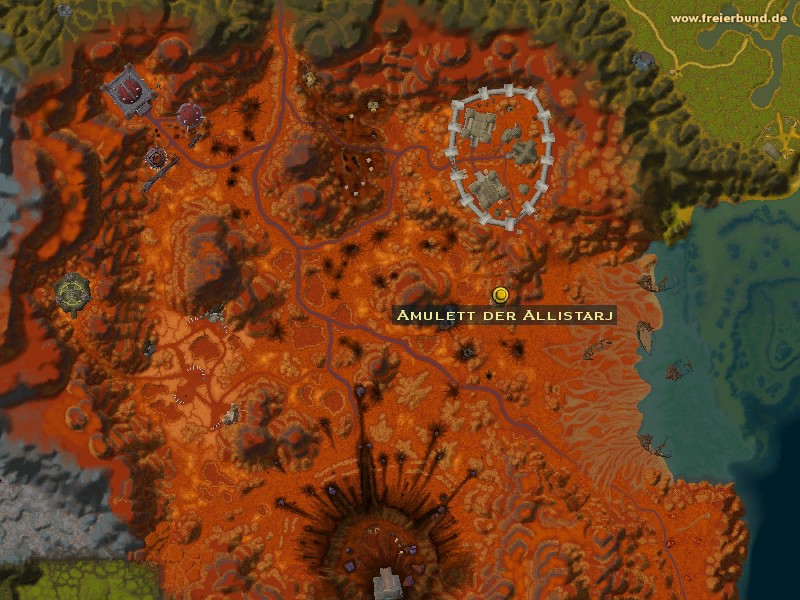 Amulett der Allistarj (Amulet of Allistarj) Quest-Gegenstand WoW World of Warcraft 
