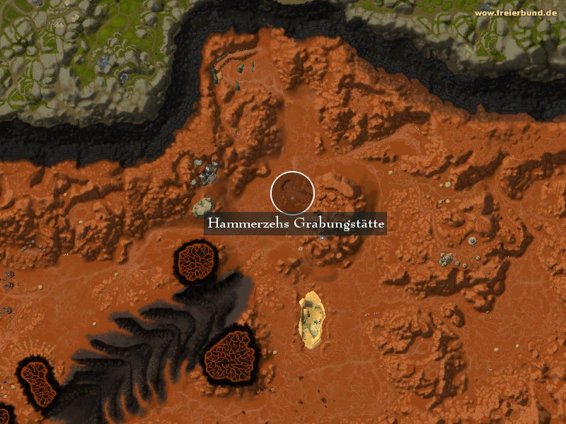 Hammerzehs Grabungstätte (Hammertoe's Digsite) Landmark WoW World of Warcraft 