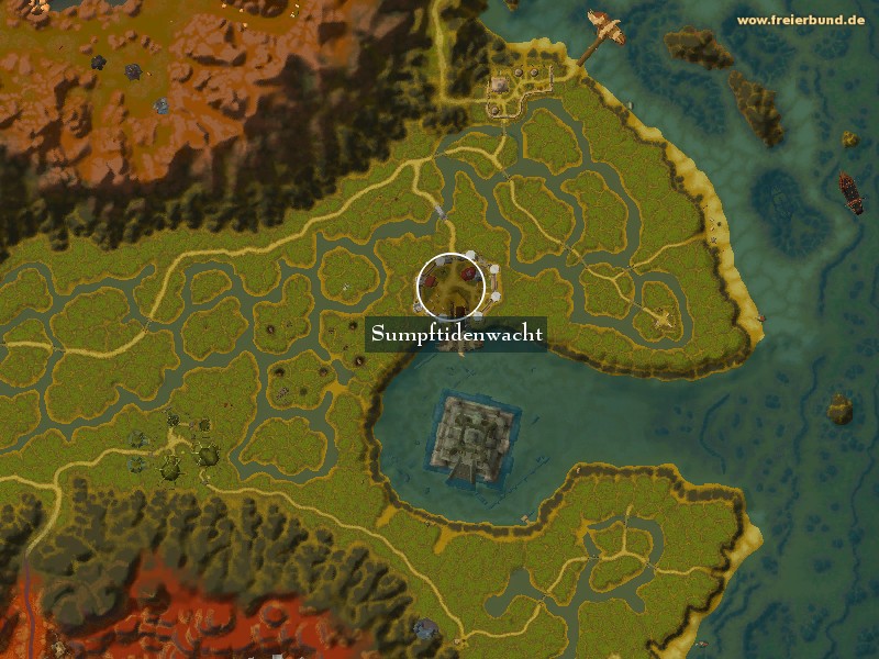 Sumpftidenwacht (Marshtide Watch) Landmark WoW World of Warcraft 