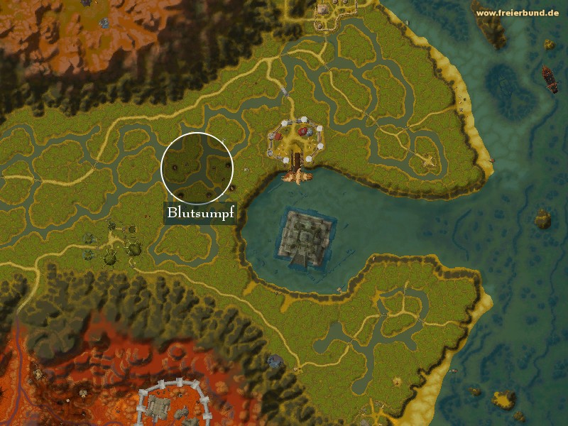 Blutsumpf (Bloodmire) Landmark WoW World of Warcraft 
