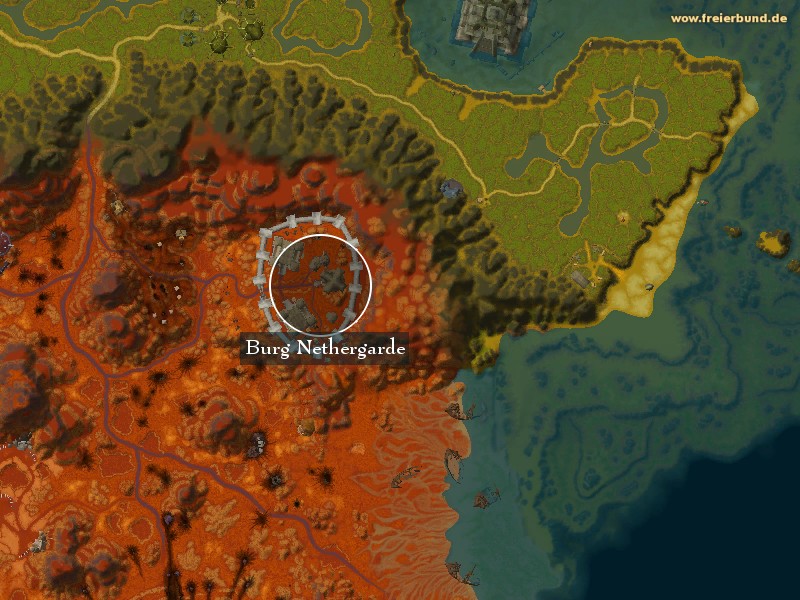 Burg Nethergarde (Nethergarde Keep) Landmark WoW World of Warcraft 