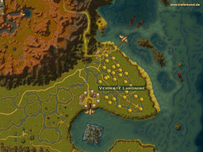 Verirrte Landmine (Stray Land Mine) Quest-Gegenstand WoW World of Warcraft 