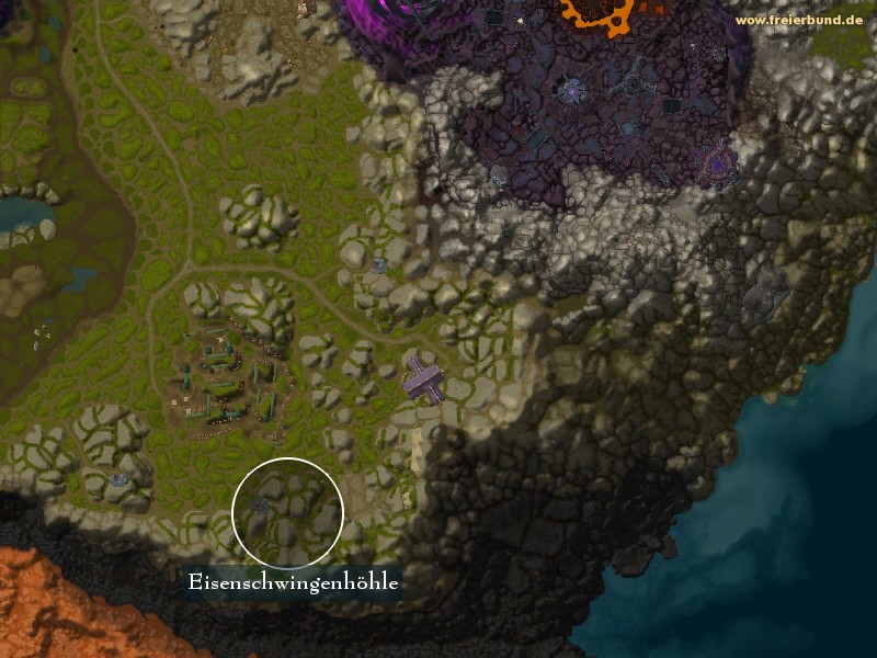 Eisenschwingenhöhle (Ironwing Cavern) Landmark WoW World of Warcraft 