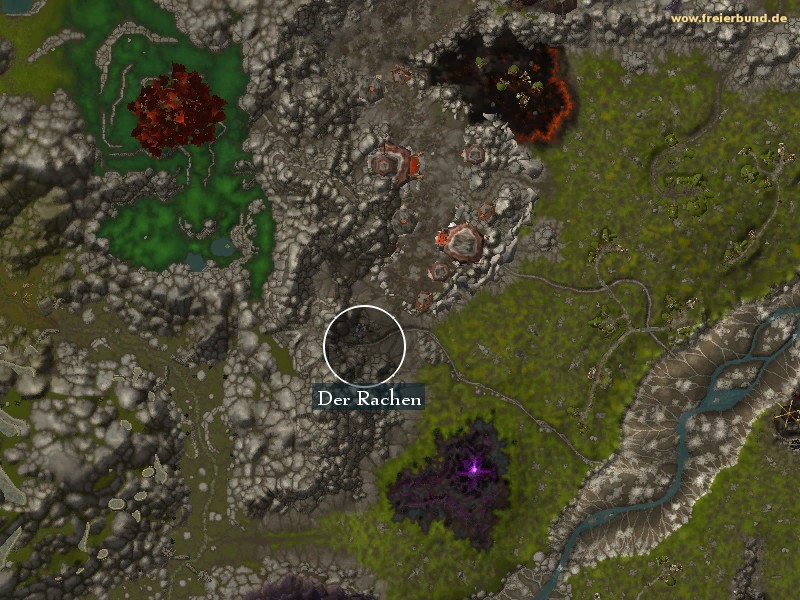 Der Rachen (The Gullet) Landmark WoW World of Warcraft 