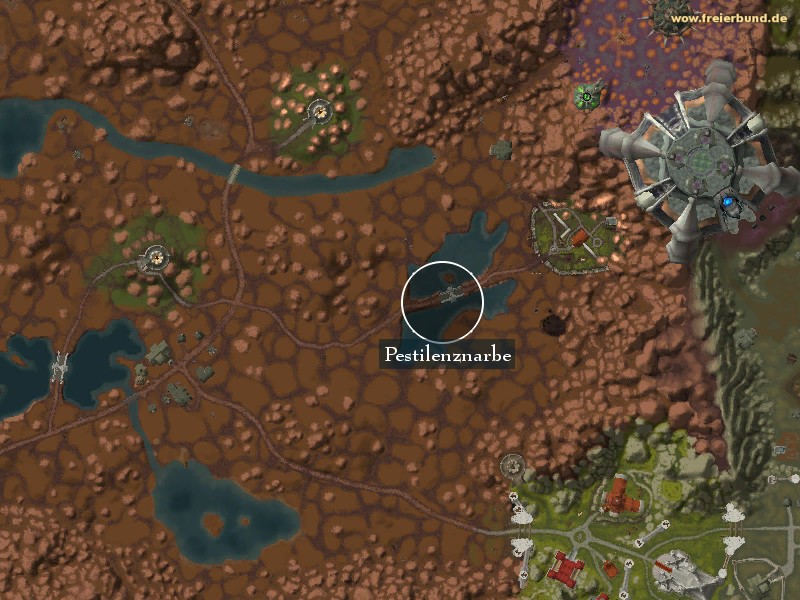 Pestilenznarbe (Pestlient Scar) Landmark WoW World of Warcraft 