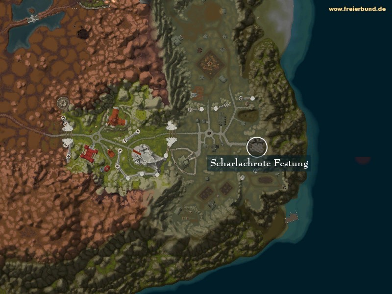 Scharlachrote Festung (Scarlet Hold) Landmark WoW World of Warcraft 