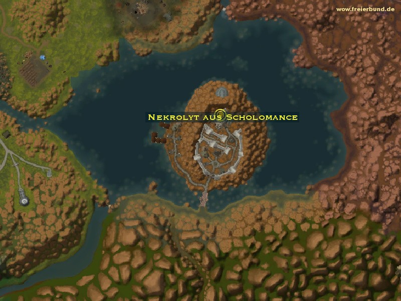 Nekrolyt aus Scholomance (Scholomance Necrolyte) Monster WoW World of Warcraft 