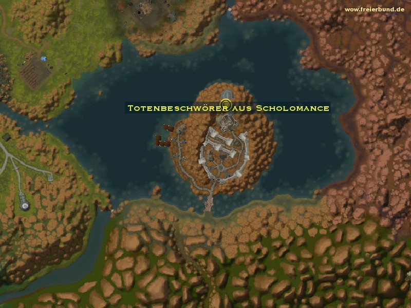Totenbeschwörer aus Scholomance (Scholomance Necromancer) Monster WoW World of Warcraft 