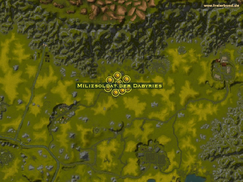 Milizsoldat der Dabyries (Dabyrie Militia) Monster WoW World of Warcraft 