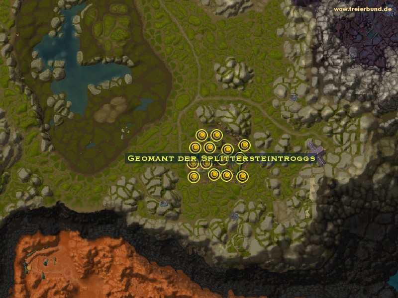 Geomant der Splittersteintroggs (Stonesplinter Geomancer) Monster WoW World of Warcraft 