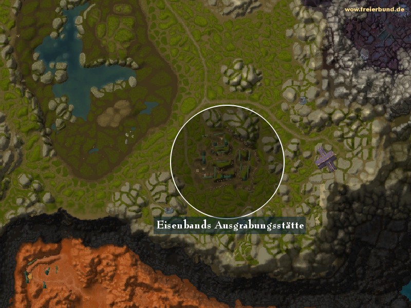 Eisenbands Ausgrabungsstätte (Ironband's Excavation Site) Landmark WoW World of Warcraft 