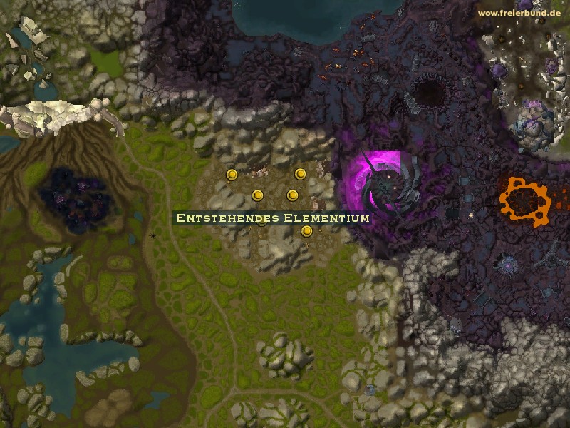 Entstehendes Elementium (Nascent Elementium) Quest-Gegenstand WoW World of Warcraft 