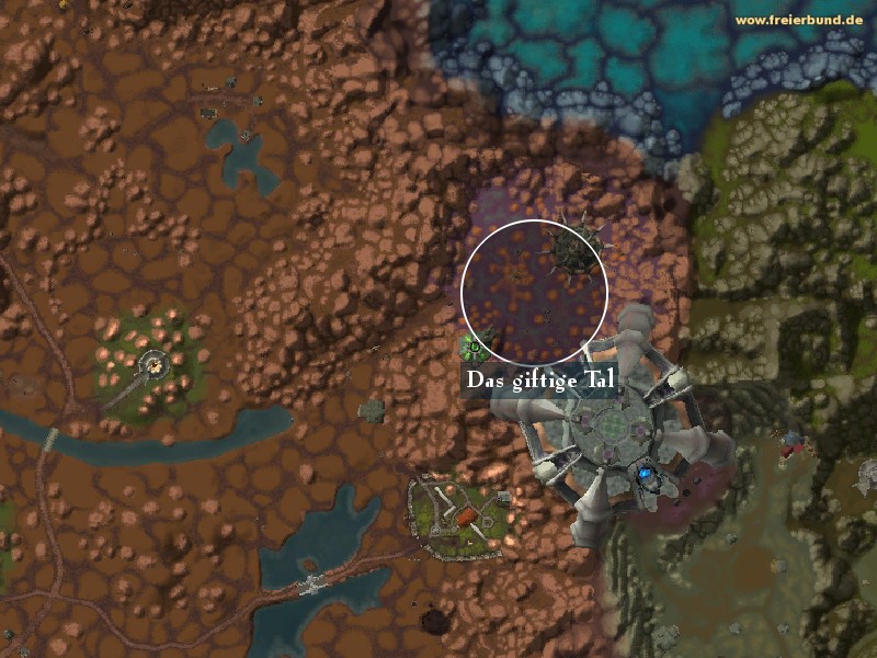 Das giftige Tal (The Noxious Glade) Landmark WoW World of Warcraft 
