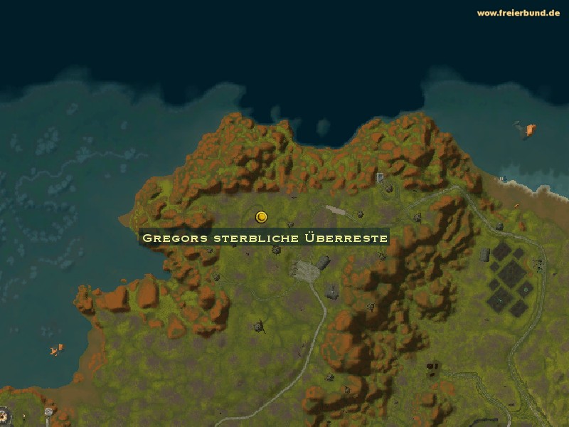 Gregors sterbliche Überreste (Gregor's Remains) Quest-Gegenstand WoW World of Warcraft 