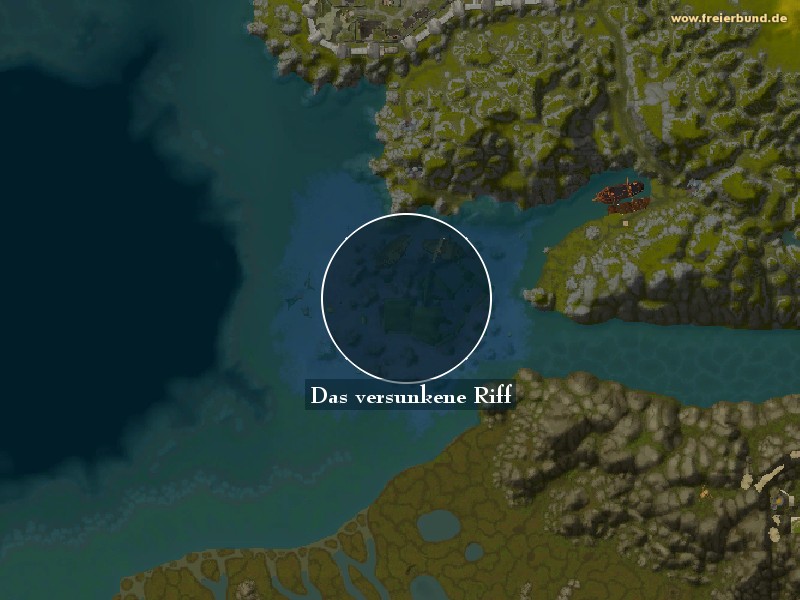 Das versunkene Riff (The Drowned Reef) Landmark WoW World of Warcraft 