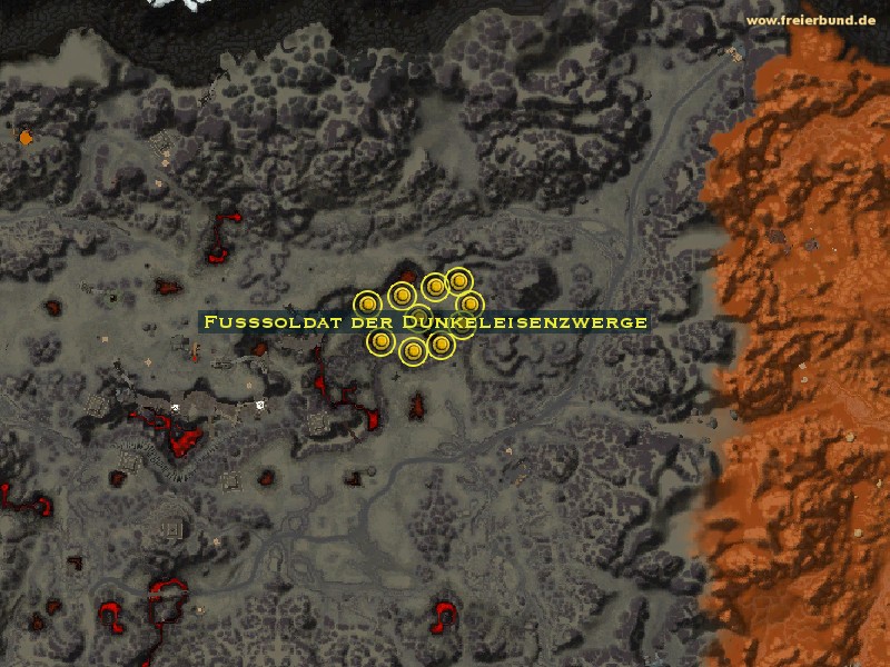 Fußsoldat der Dunkeleisenzwerge (Dark Iron Footman) Monster WoW World of Warcraft 