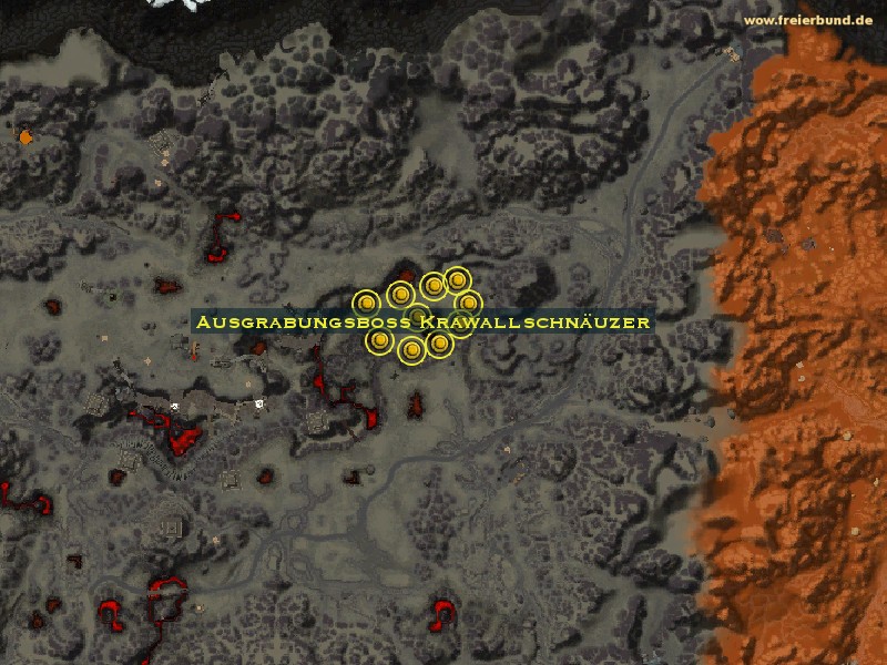 Ausgrabungsboss Krawallschnäuzer (Dig-Boss Dinwhisker) Monster WoW World of Warcraft 