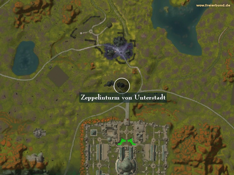 Zeppelinturm von Unterstadt (Undercity Zeppelin Tower) Landmark WoW World of Warcraft 