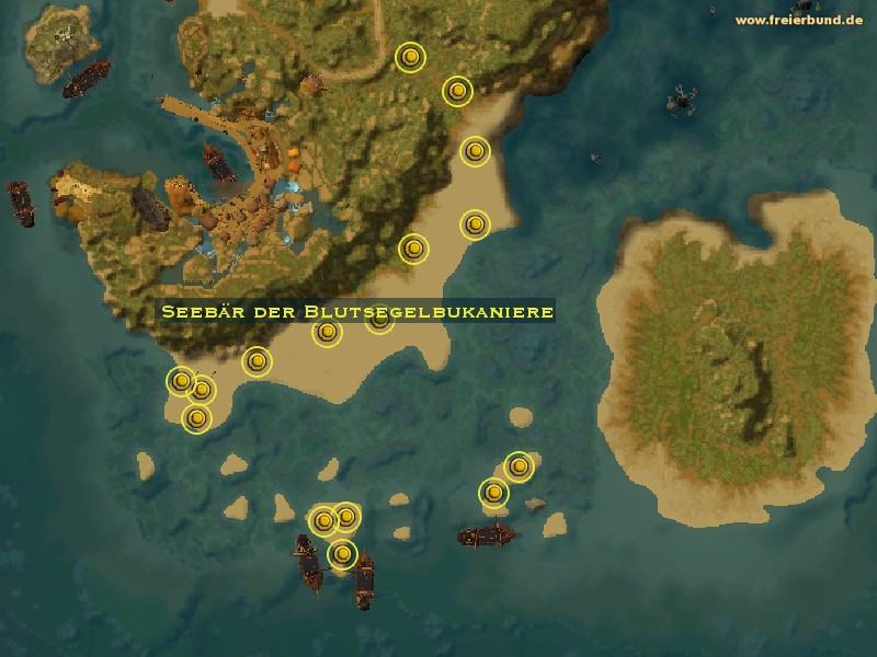 Seebär der Blutsegelbukaniere (Bloodsail Sea Dog) Monster WoW World of Warcraft 
