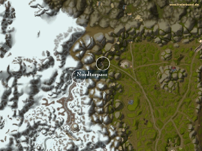 Nordtorpass (North Gate Pass) Landmark WoW World of Warcraft 