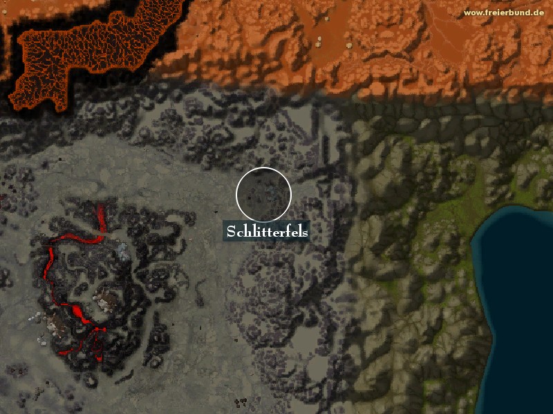 Schlitterfels (Slither Rock) Landmark WoW World of Warcraft 