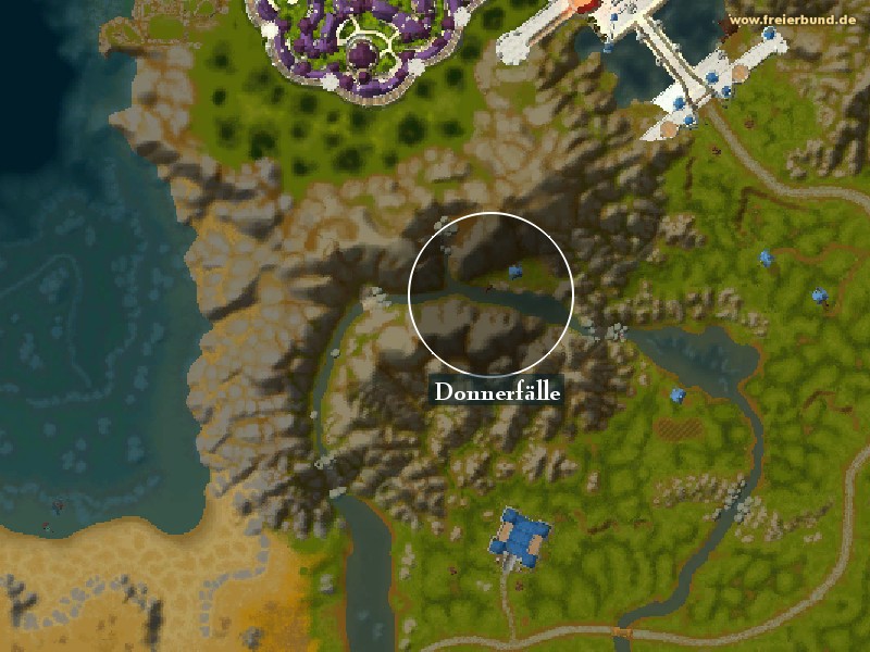 Donnerfälle (Thunder Falls) Landmark WoW World of Warcraft 