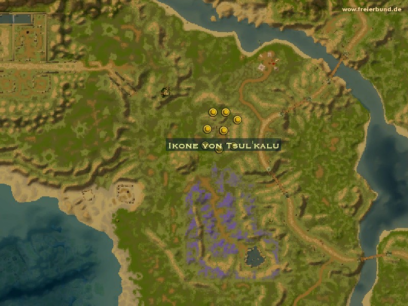 Ikone von Tsul'kalu (Icon of Tsul'Kalu) Quest-Gegenstand WoW World of Warcraft 