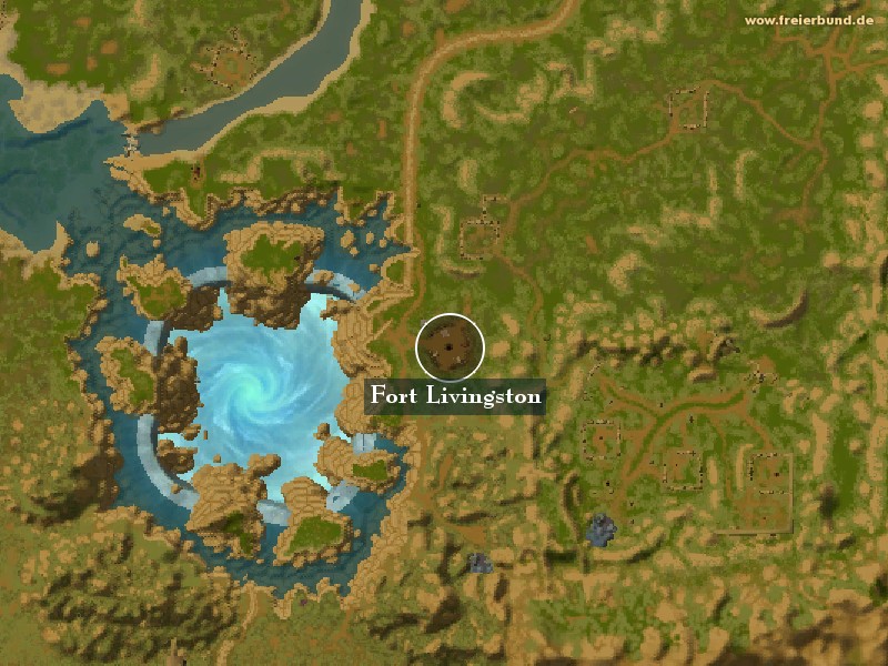 Fort Livingston (Fort Livingston) Landmark WoW World of Warcraft 