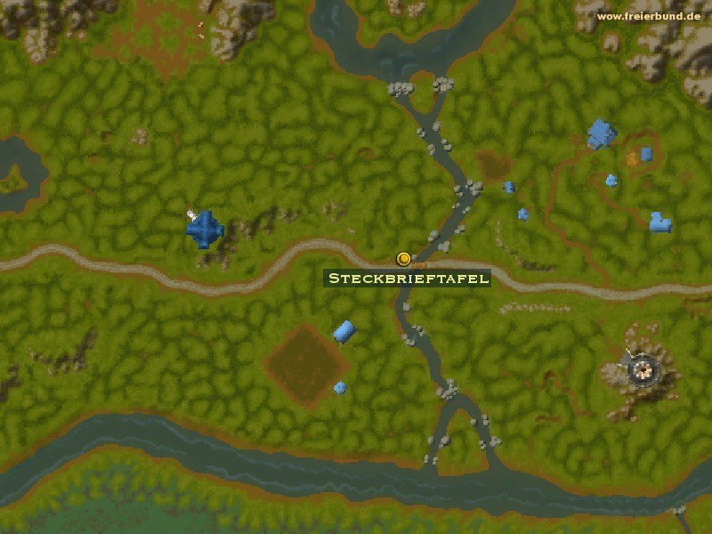 Steckbrieftafel (Bounty Board) Quest-Gegenstand WoW World of Warcraft 