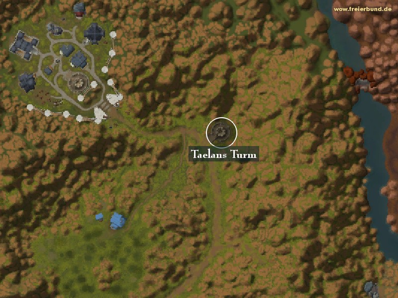 Taelans Turm (Taelans Tower) Landmark WoW World of Warcraft 