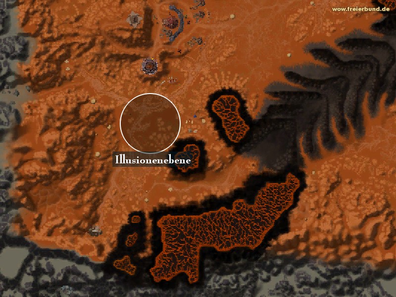 Illusionenebene (Mirage Flats) Landmark WoW World of Warcraft 
