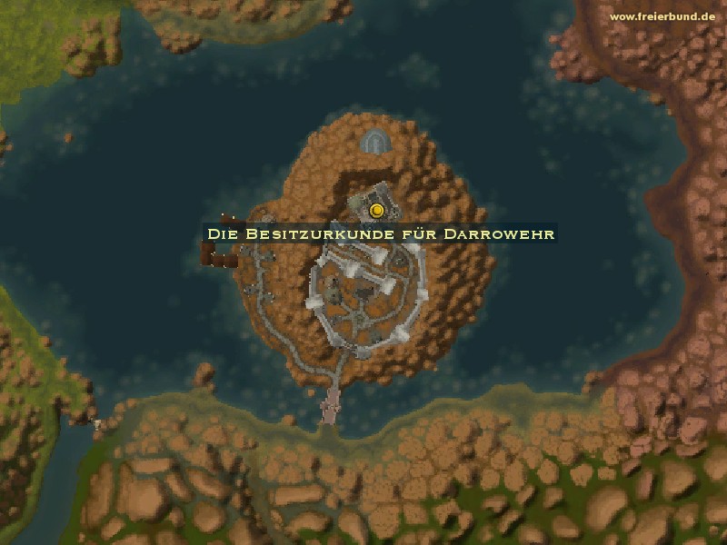 Die Besitzurkunde für Darrowehr (The Deed to Caer Darrow) Quest-Gegenstand WoW World of Warcraft 
