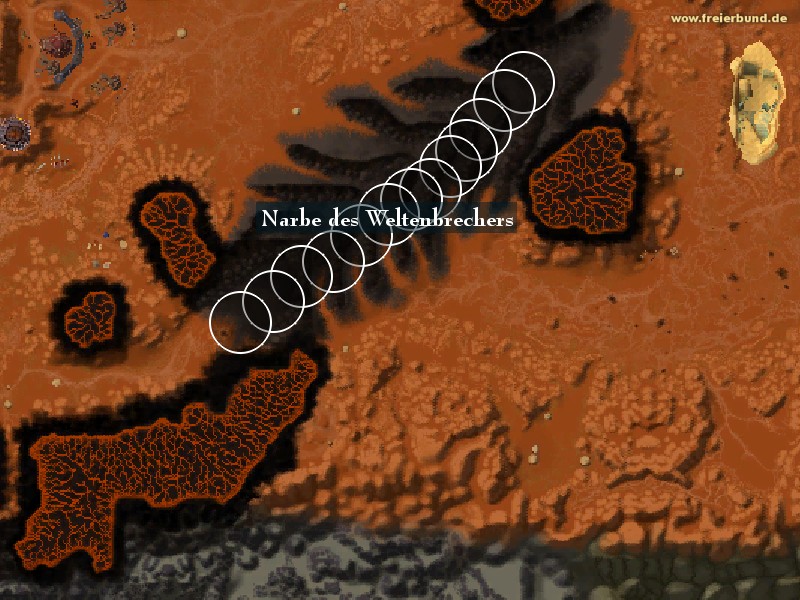 Narbe des Weltenbrechers (Scar of the Worldbreaker) Landmark WoW World of Warcraft 