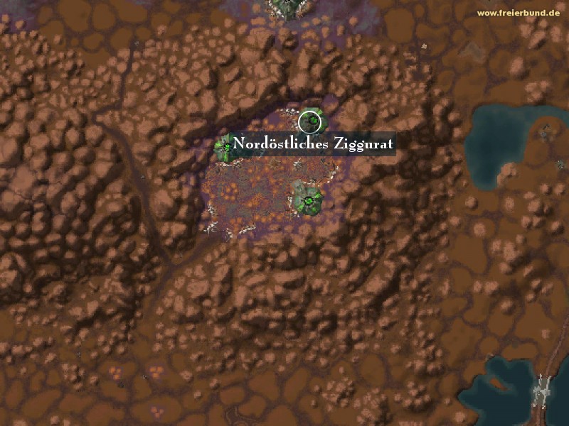 Nordöstliches Ziggurat (Ziggurat) Landmark WoW World of Warcraft 