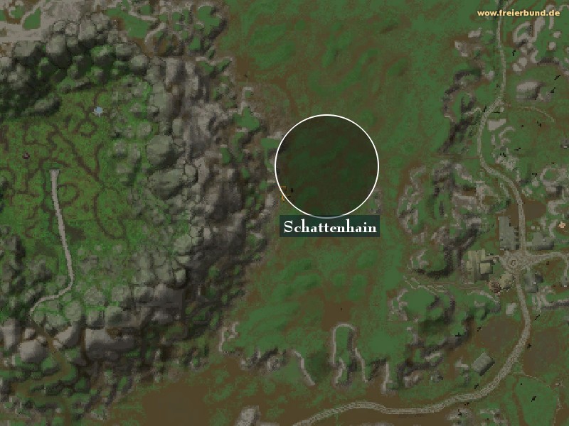 Schattenhain (Brightwood Grove) Landmark WoW World of Warcraft 