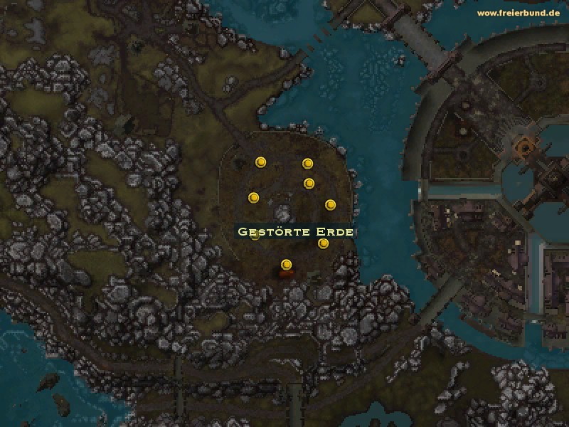 Gestörte Erde (Disturbed Soil) Quest-Gegenstand WoW World of Warcraft 