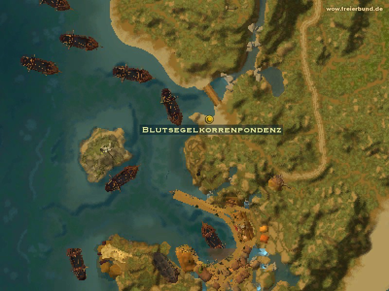 Blutsegelkorrenpondenz (Bloodsail Correspondence) Quest-Gegenstand WoW World of Warcraft 