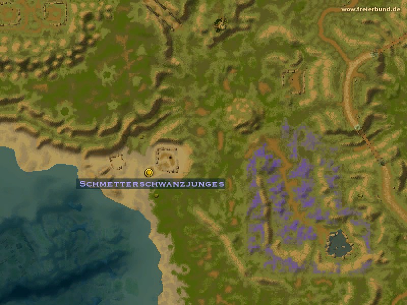 Schmetterschwanzjunges (Lashtail Hatchling) Quest NSC WoW World of Warcraft 