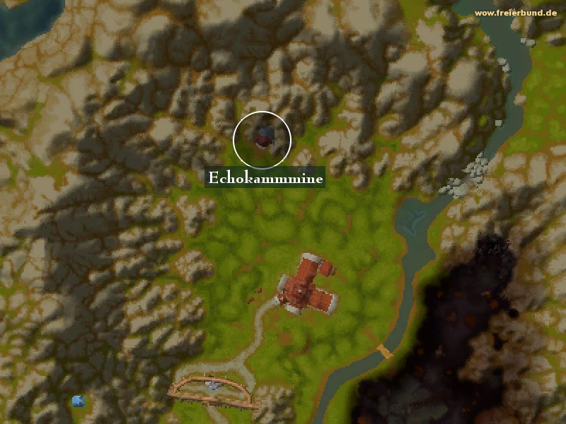 Echokammmine (Echo Ridge Mine) Landmark WoW World of Warcraft 