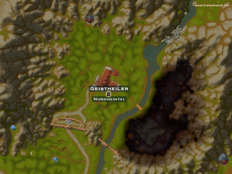 Geistheiler (Spirit Healer) Ort / POI WoW World of Warcraft 