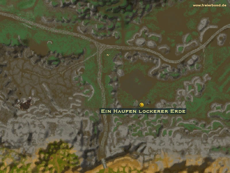 Ein Haufen lockerer Erde (Mound of loose dirt) Quest-Gegenstand WoW World of Warcraft 
