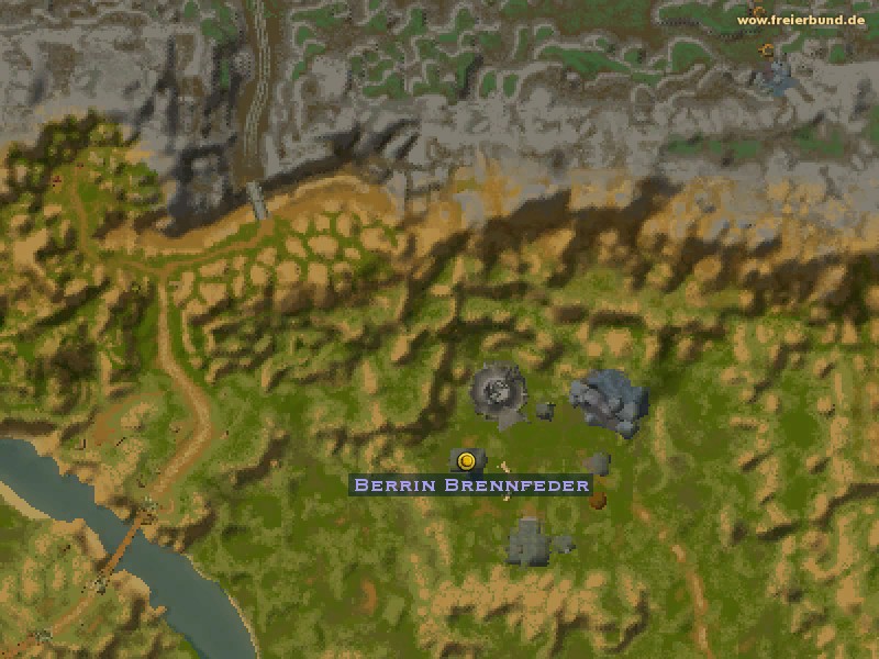 Berrin Brennfeder (Berrin Burnquill) Quest NSC WoW World of Warcraft 