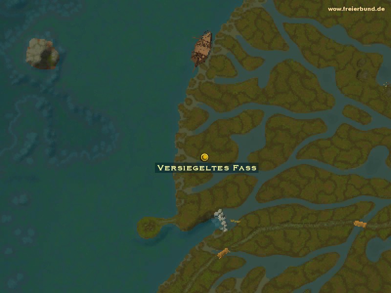 Versiegeltes Fass (Sealed Barrel) Quest-Gegenstand WoW World of Warcraft 
