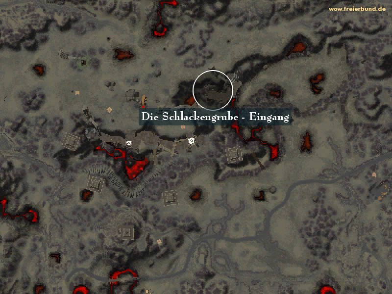 Die Schlackengrube - Eingang (The Slag Pit Entrance) Landmark WoW World of Warcraft 