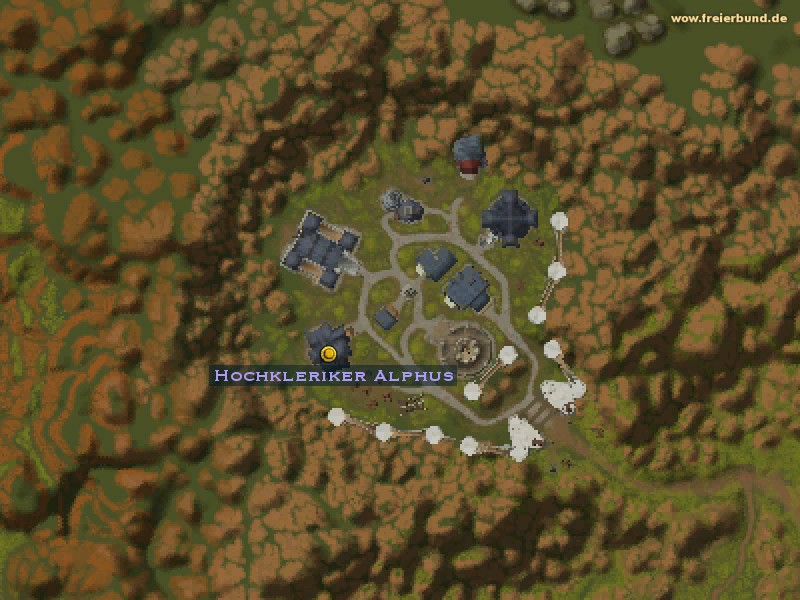 Hochkleriker Alphus (High Cleric Alphus) Quest NSC WoW World of Warcraft 