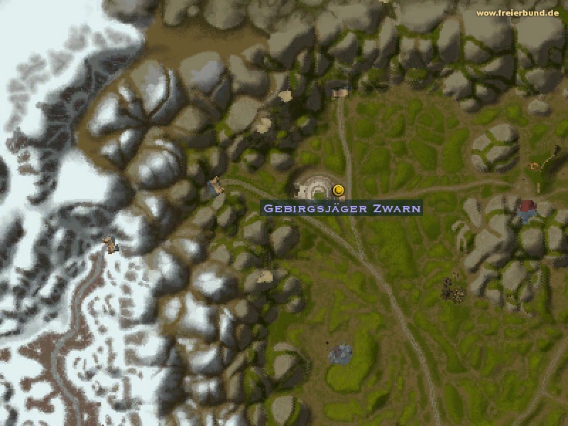 Gebirgsjäger Zwarn (Mountaineer Zwarn) Quest NSC WoW World of Warcraft 