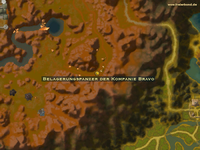 Belagerungspanzer der Kompanie Bravo (Bravo Company Siege Tank) Quest-Gegenstand WoW World of Warcraft 