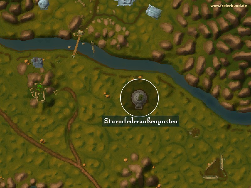 Sturmfederaußenposten (Stormfeather Outpost) Landmark WoW World of Warcraft 